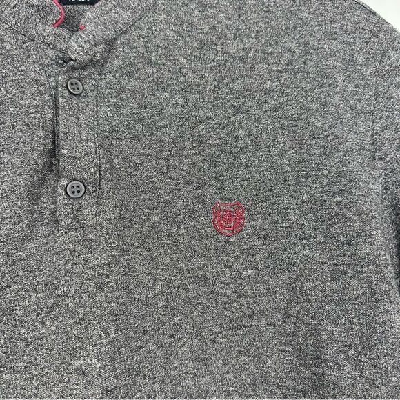 THE KOOPLES Officer Collar Polo Shirt With Contrasting Trim Sz L Classic Fit - Picture 3 of 9